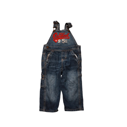 OshKosh Kids Denim Dungarees Blue Age 18M