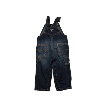 OshKosh Kids Denim Dungarees Blue Age 18M
