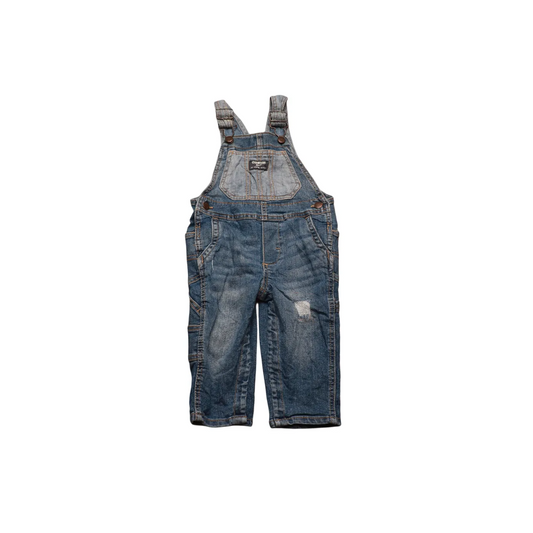 OshKosh Kids Denim Dungarees Blue Age 12M