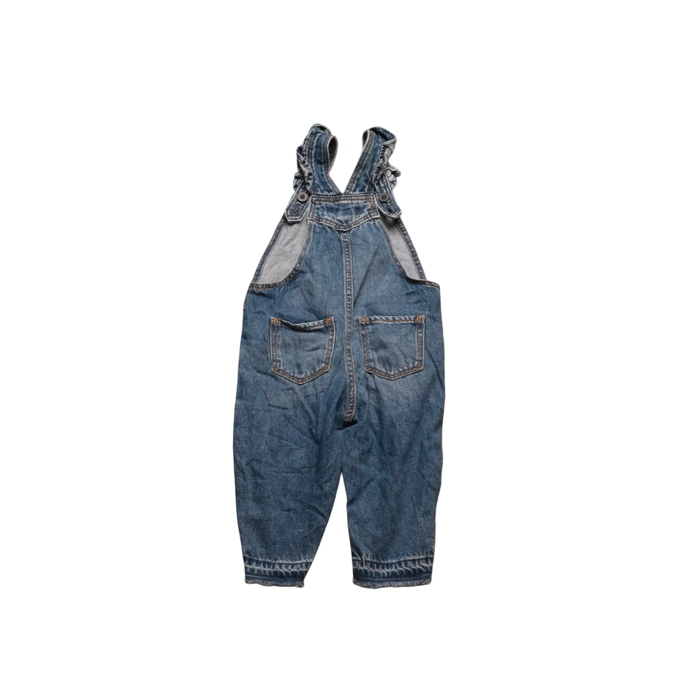 Gap Disney Kids Minnie Embroidery Dungarees Blue Age 18-24M