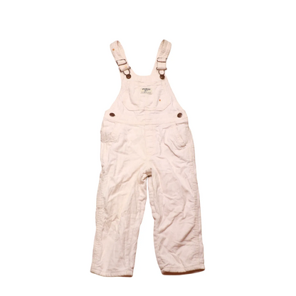 OshKosh Kids Corduroy Dungarees Cream Age 2T