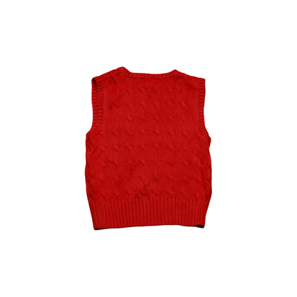 Ralph Lauren  Kids Vest Jumper Red Age 2Y