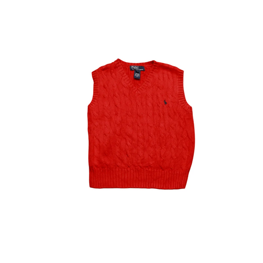 Ralph Lauren  Kids Vest Jumper Red Age 5Y