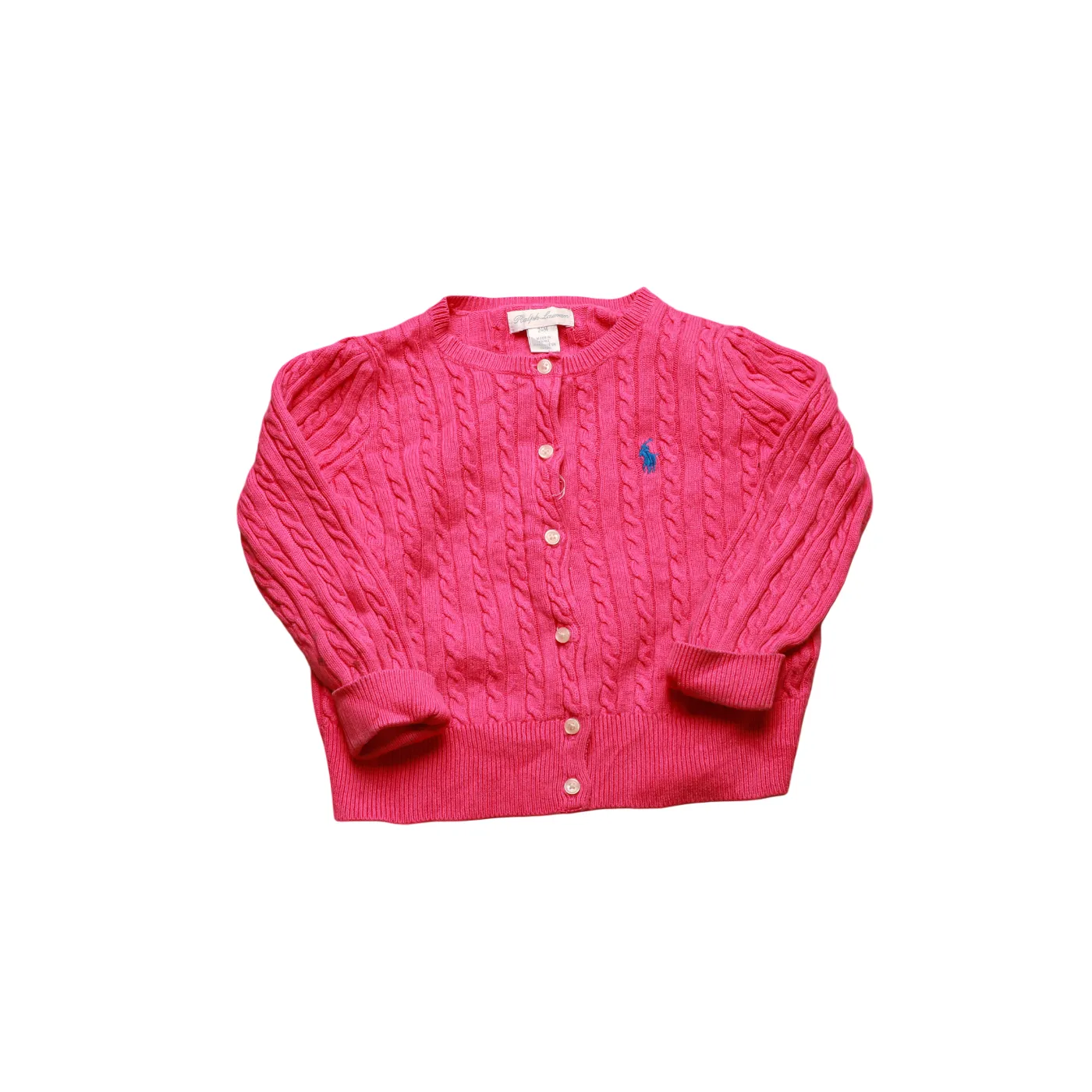 Ralph Lauren  Kids Knitwear Cardigan Pink Age 24M