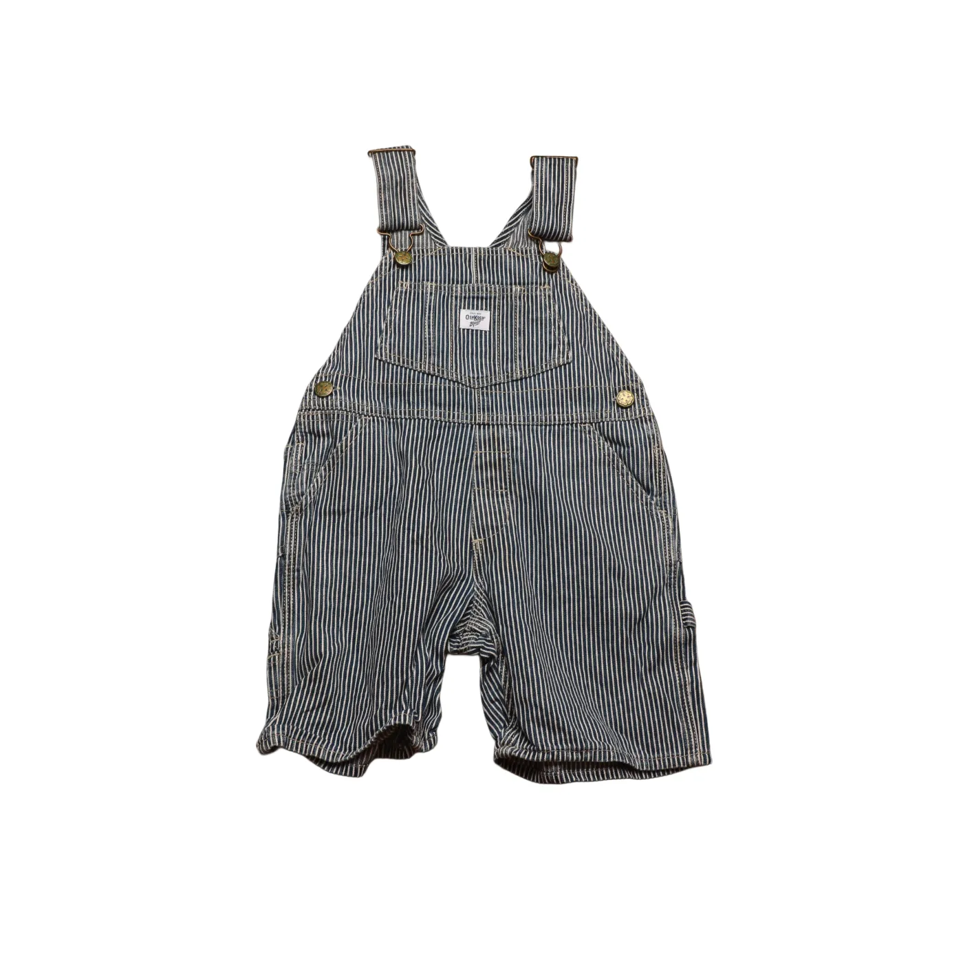 OshKosh Kids Striped Shortalls Dungarees Multi Age 3T