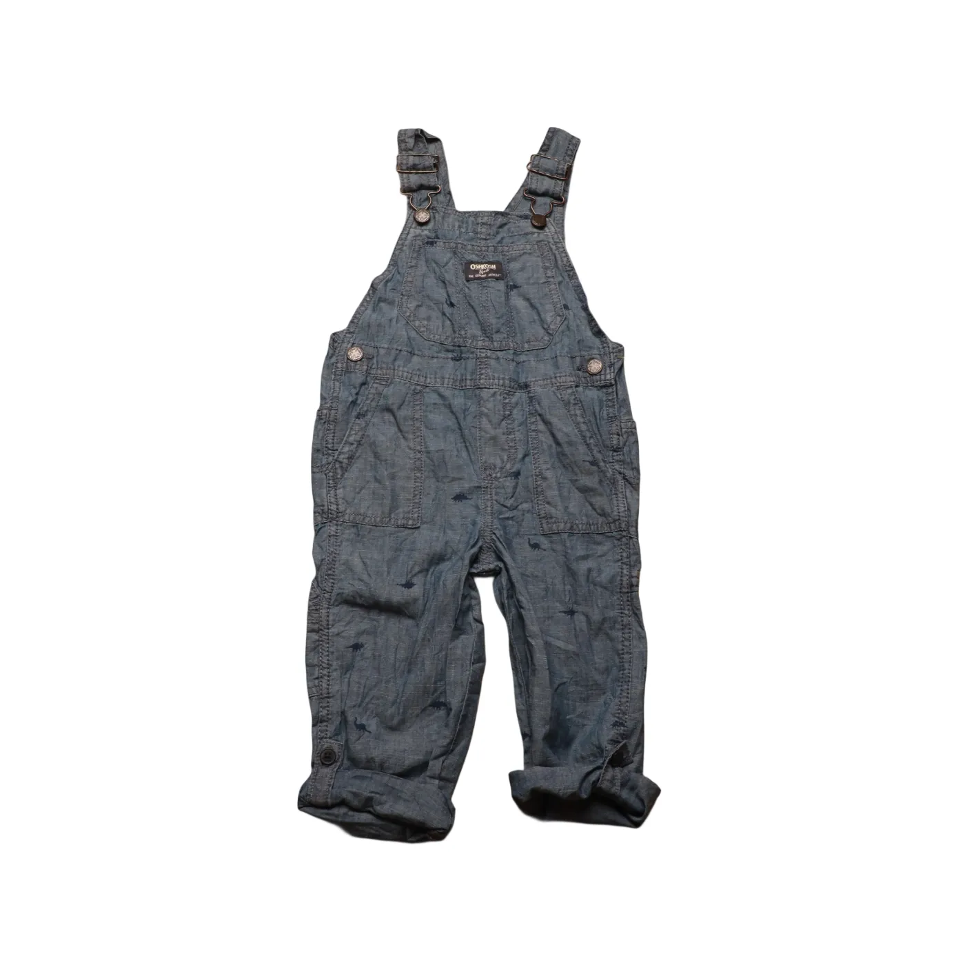 OshKosh Kids Light Denim Dungarees Blue Age 3T