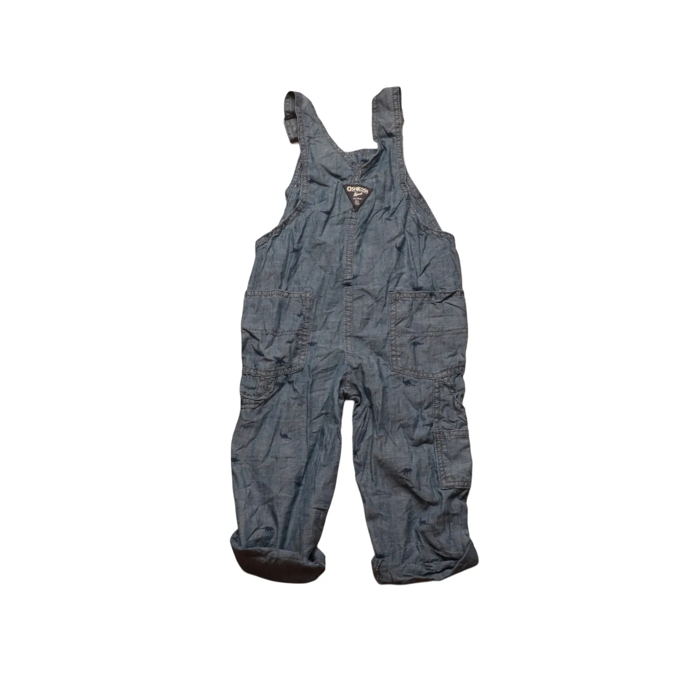 OshKosh Kids Light Denim Dungarees Blue Age 3T