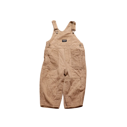 OshKosh Kids Corduroy Dungarees Brown Age 24M