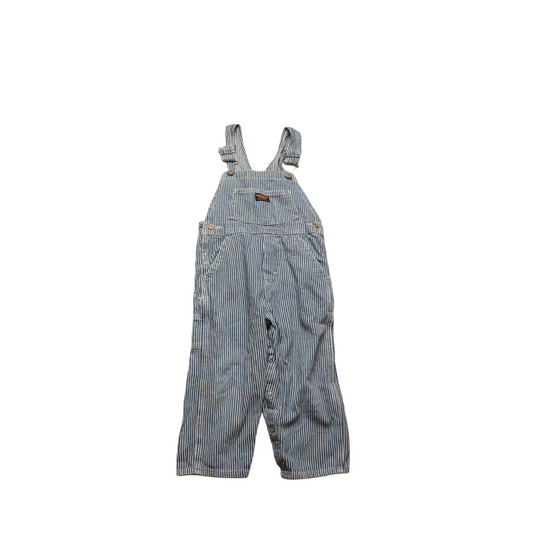 OshKosh Kids Striped Dungarees Multi Age 4Y