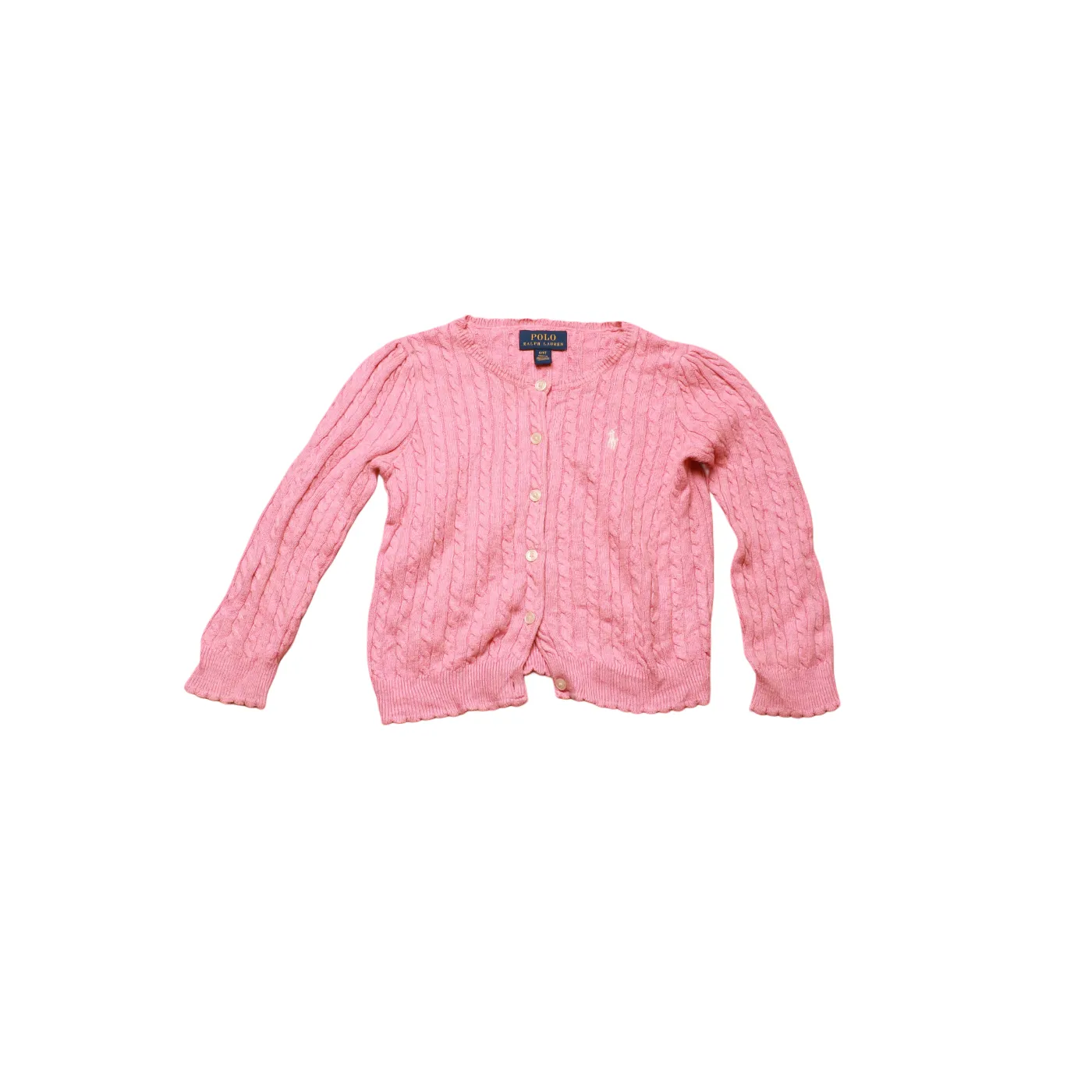 Ralph Lauren  Kids Girls Knitwear Cardigan Pink Age 3Y