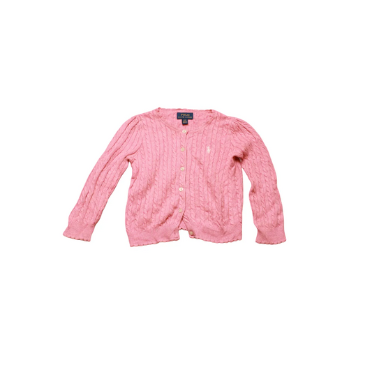 Ralph Lauren  Kids Girls Knitwear Cardigan Pink Age 3Y
