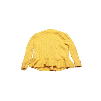 OshKosh Kids Girls Knitwear Cardigan Yellow Age 18M