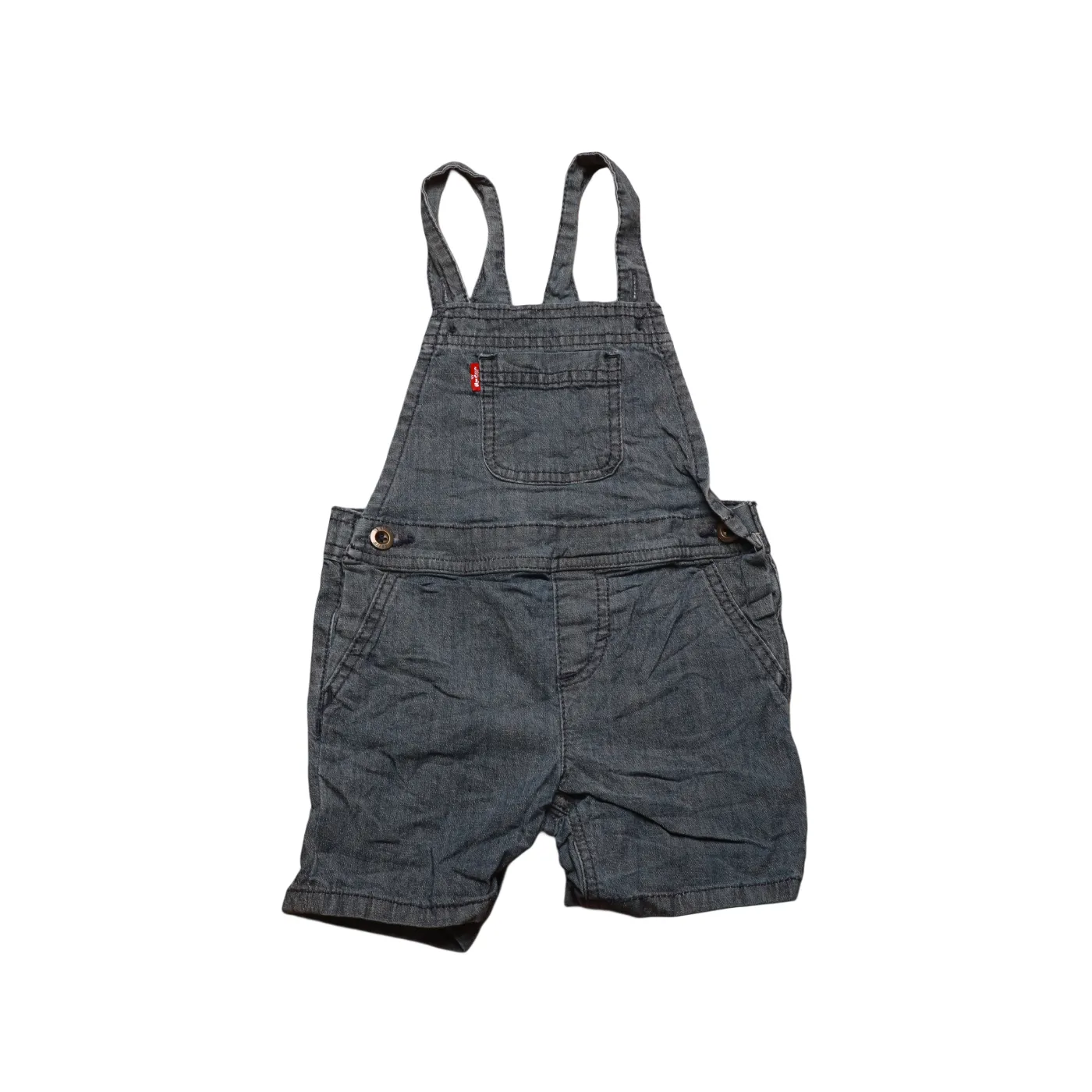 Levis Kids Shortall Dungarees Blue Age 18M