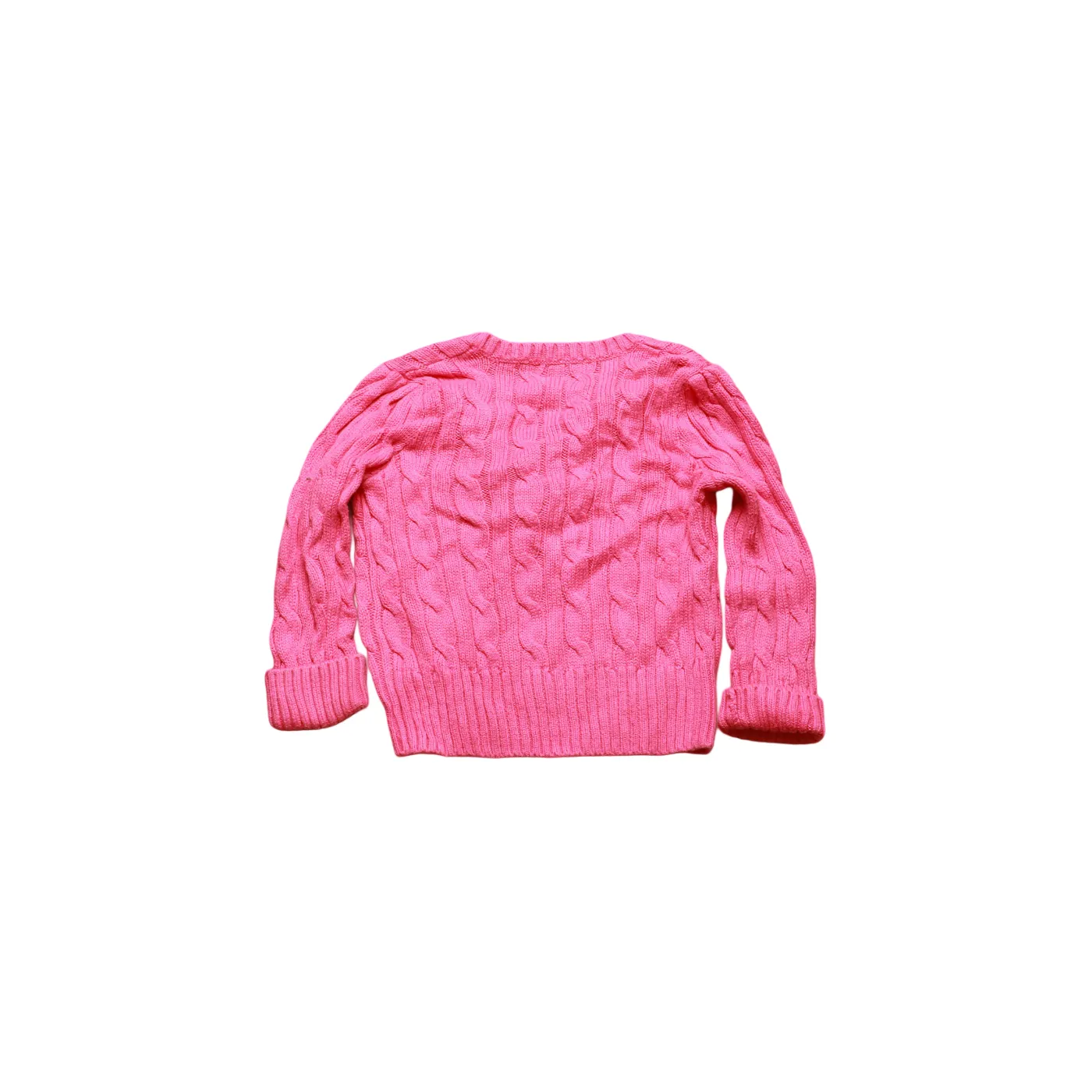 Ralph Lauren  Kids Girls Knitwear Jumper Pink Age 2Y