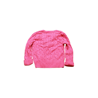 Ralph Lauren  Kids Girls Knitwear Jumper Pink Age 2Y