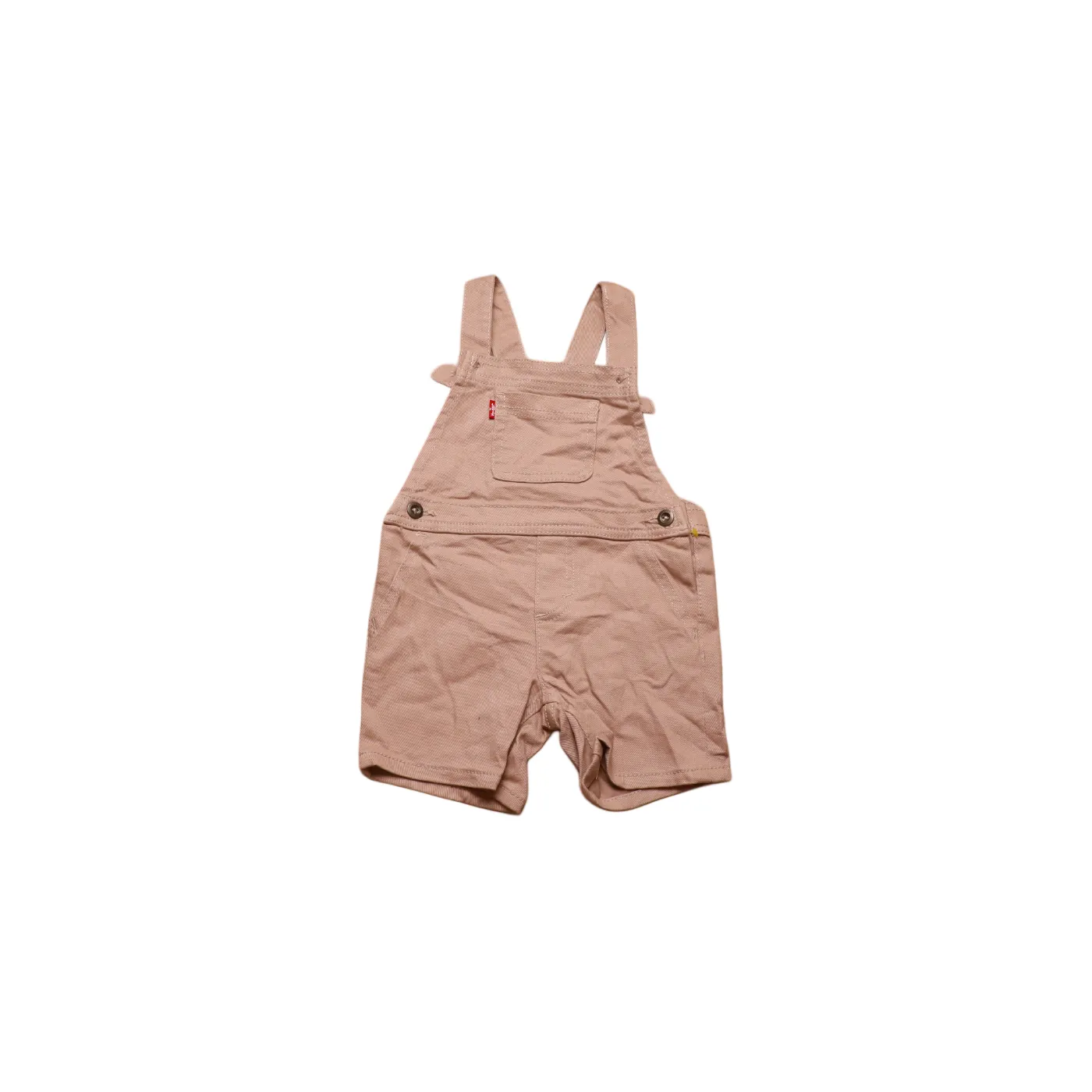 Levis Kids Shortall Dungarees Brown Age 18M