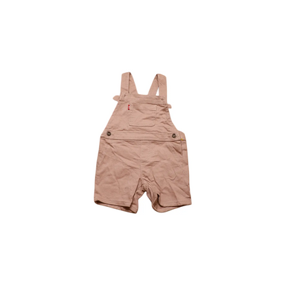Levis Kids Shortall Dungarees Brown Age 18M