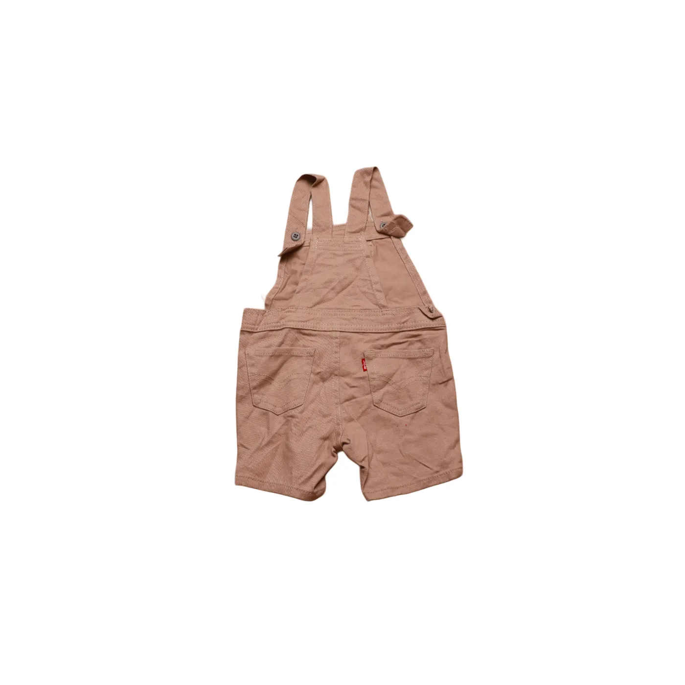 Levis Kids Shortall Dungarees Brown Age 18M