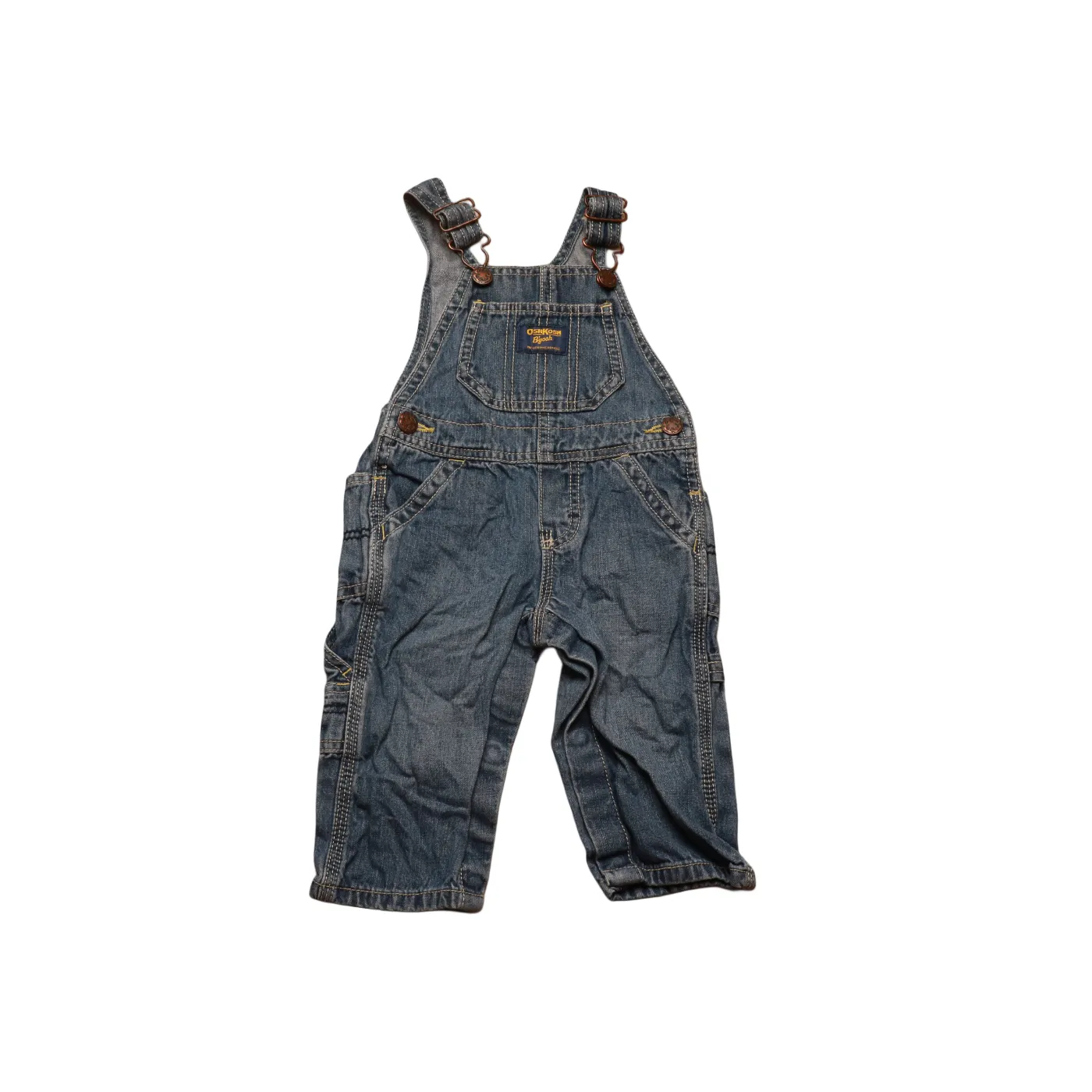 OshKosh Kids Denim Dungarees Blue Age 9M