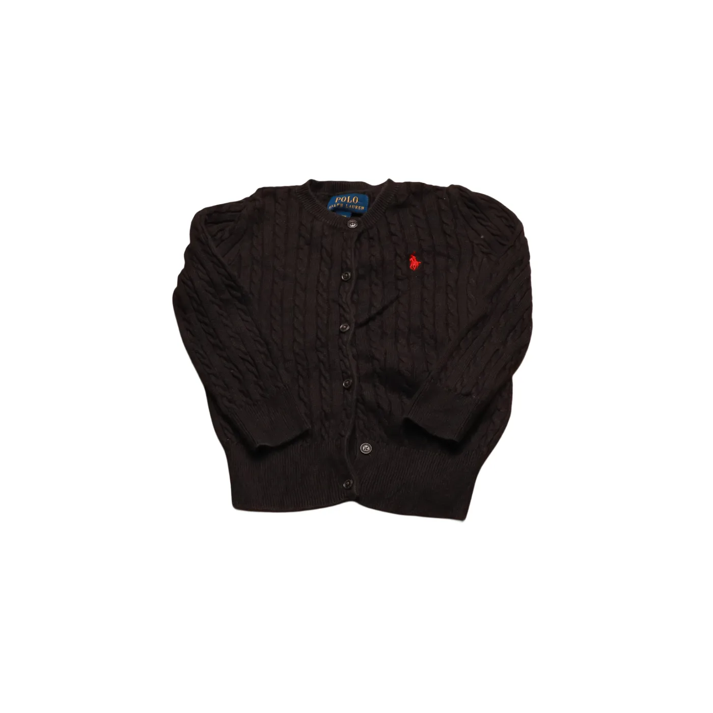 Ralph Lauren  Kids Girls Knitwear Jumper Black Age 2Y