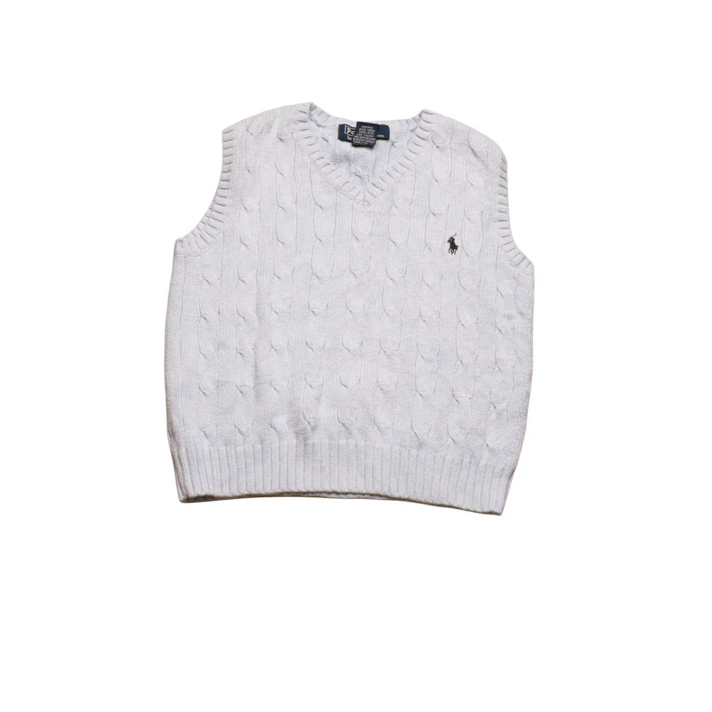 Ralph Lauren  Kids Vest Knitwear Jumper Blue Age 4Y