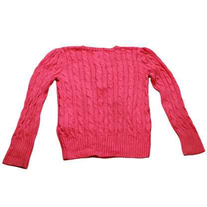 Ralph Lauren  Kids Girls Knitwear Jumper Pink Age 6Y