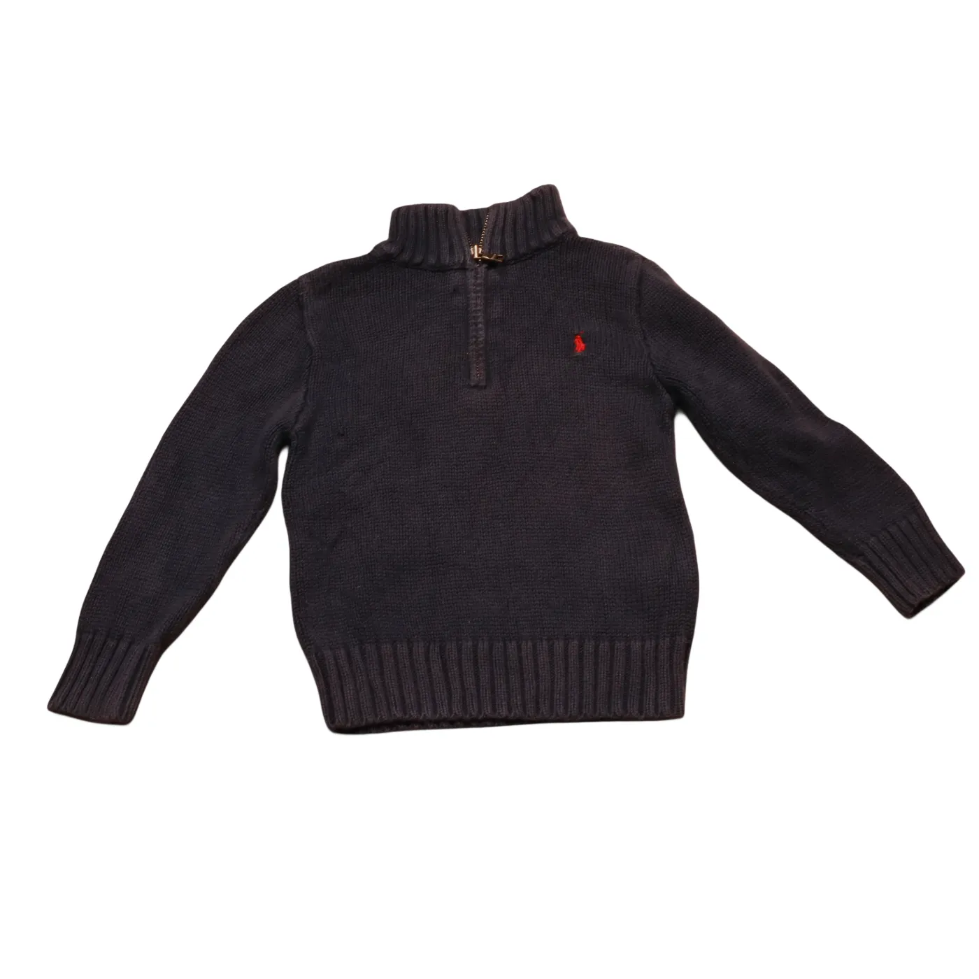Ralph Lauren  Kids 1/4 Zip Knitwear Jumper Blue Age 3Y