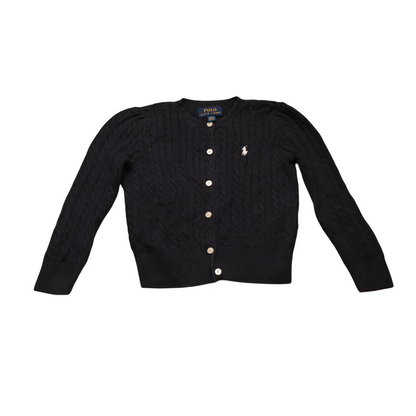 Ralph Lauren  Kids Girls Knitwear Cardigan Blue Age 3Y