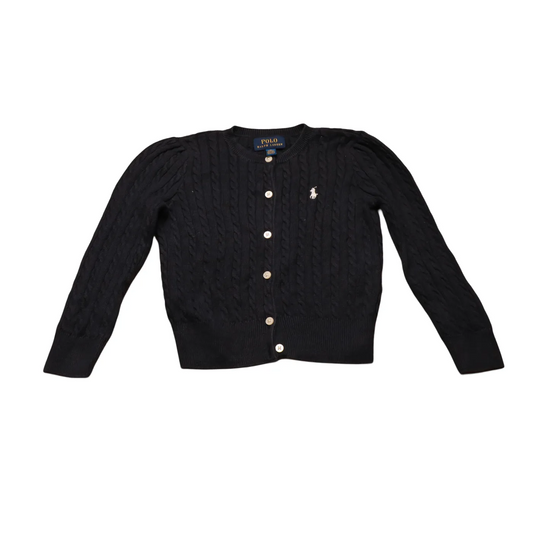 Ralph Lauren  Kids Girls Knitwear Cardigan Blue Age 3Y
