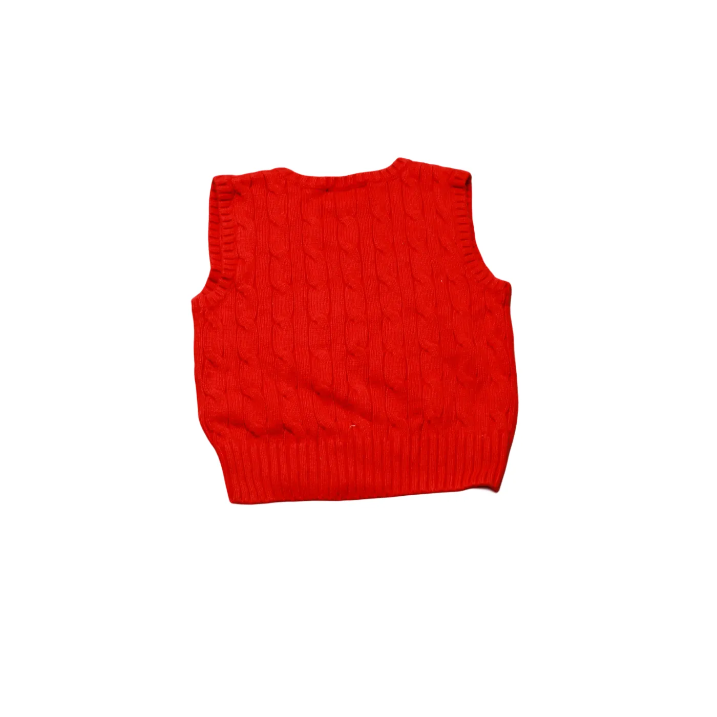 Ralph Lauren  Kids Vest Knitwear Jumper Red Age 18M