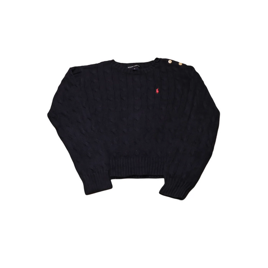 Ralph Lauren  Kids Girls Knitwear Jumper Blue Age 6Y