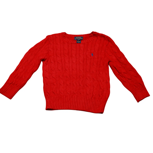 Ralph Lauren  Kids Knitwear Jumper Red Age 3Y