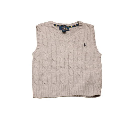 Ralph Lauren  Kids Vest Knitwear Jumper Grey Age 3Y