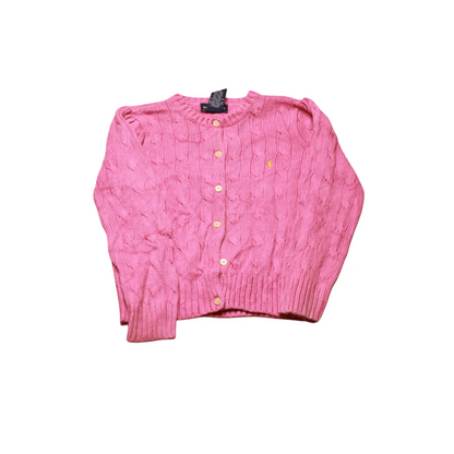 Ralph Lauren  Kids Girls Knitwear Cardigan Pink Age 4Y