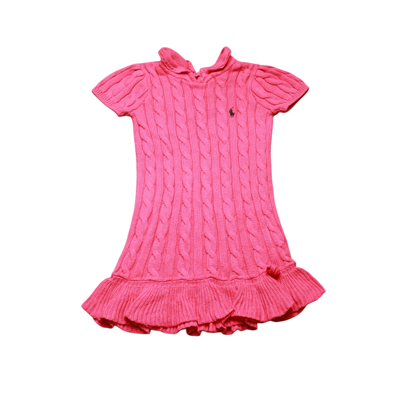 Ralph Lauren  Kids Girls Knitwear Dress Jumper Pink Age 24M