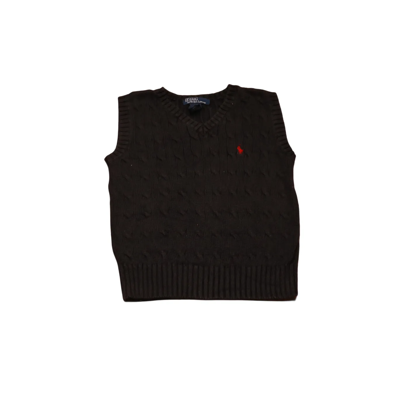 Ralph Lauren  Kids Vest Knitwear Jumper Black Age 5Y