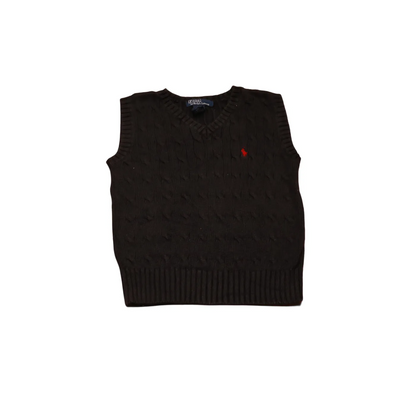 Ralph Lauren  Kids Vest Knitwear Jumper Black Age 5Y