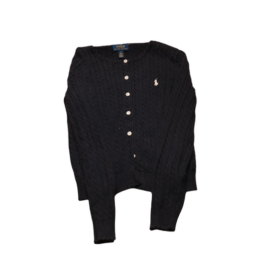 Ralph Lauren  Kids Girls Knitwear Cardigan Blue Age 8-10Y