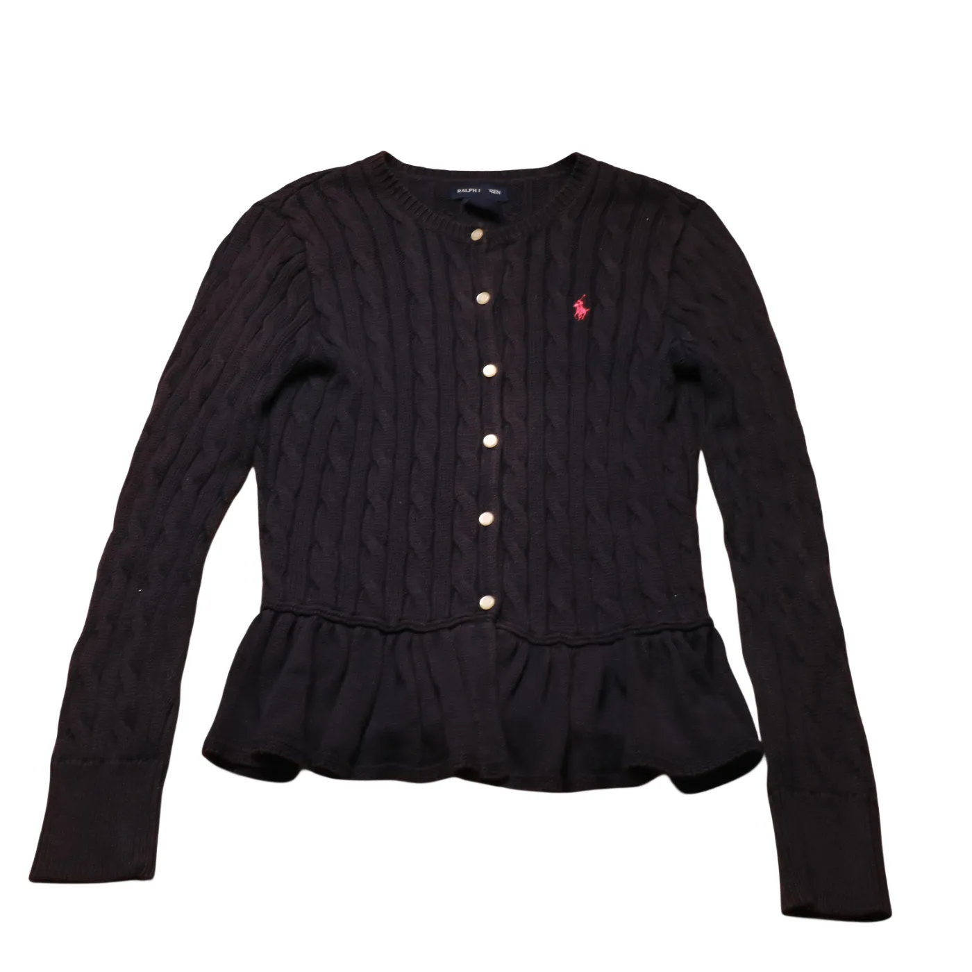 Ralph Lauren  Kids Girls Knitwear Jumper Blue Age 7-8Y