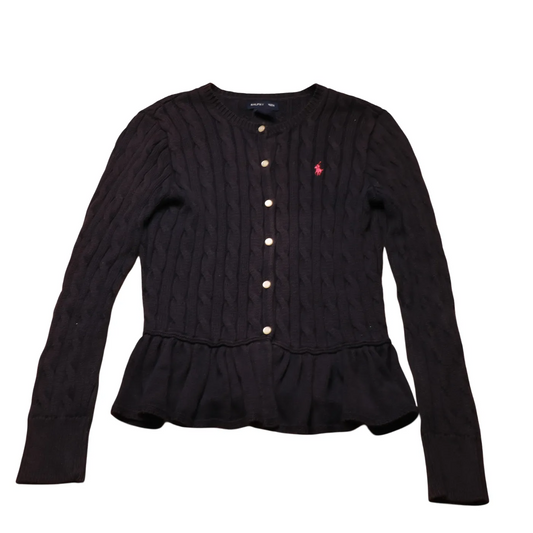 Ralph Lauren  Kids Girls Knitwear Jumper Blue Age 7-8Y