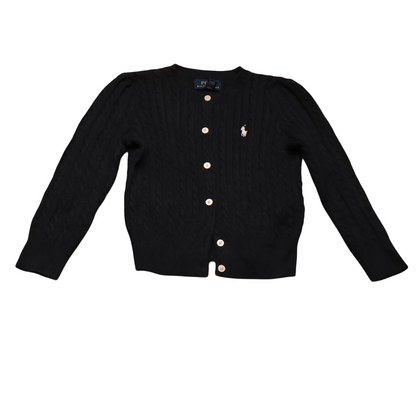 Ralph Lauren  Kids Girls Knitwear Cardigan Blue Age 3Y