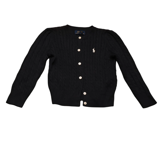 Ralph Lauren  Kids Girls Knitwear Cardigan Blue Age 3Y