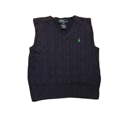 Ralph Lauren  Kids Vest Knitwear Jumper Blue Age 3Y