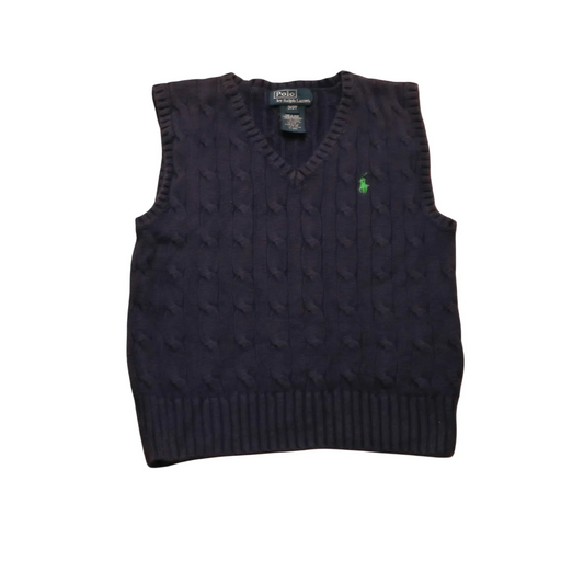 Ralph Lauren  Kids Vest Knitwear Jumper Blue Age 3Y