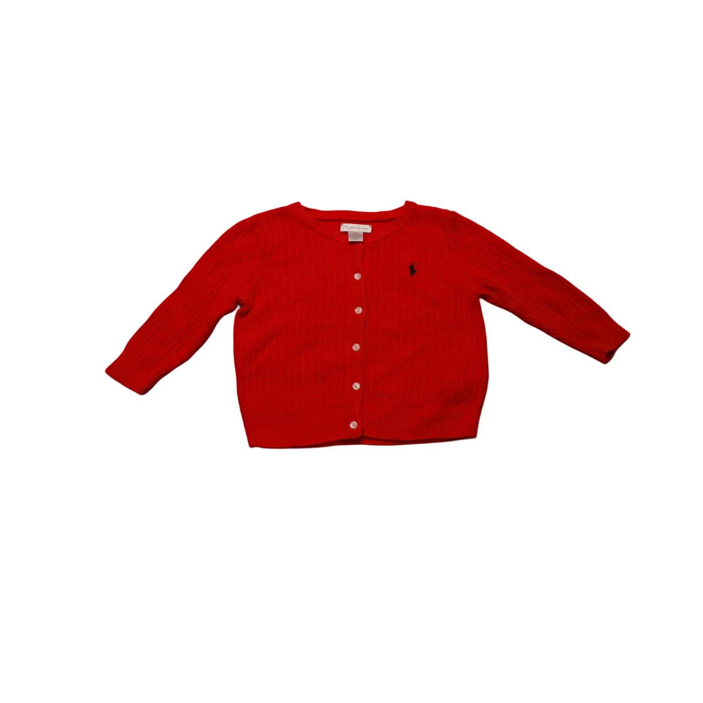 Ralph Lauren  Kids Girls Knitwear Jumper Red Age 12M
