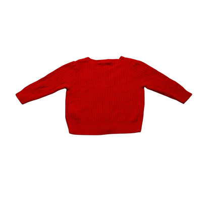 Ralph Lauren  Kids Girls Knitwear Jumper Red Age 12M