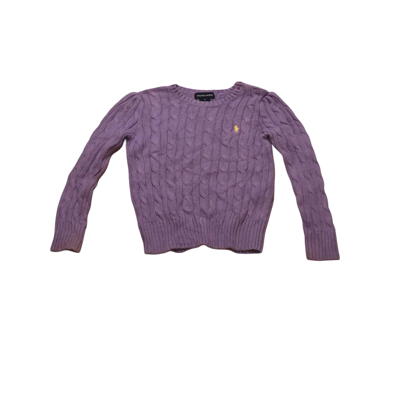 Ralph Lauren  Kids Girls Knitwear Jumper Purple Age 4Y