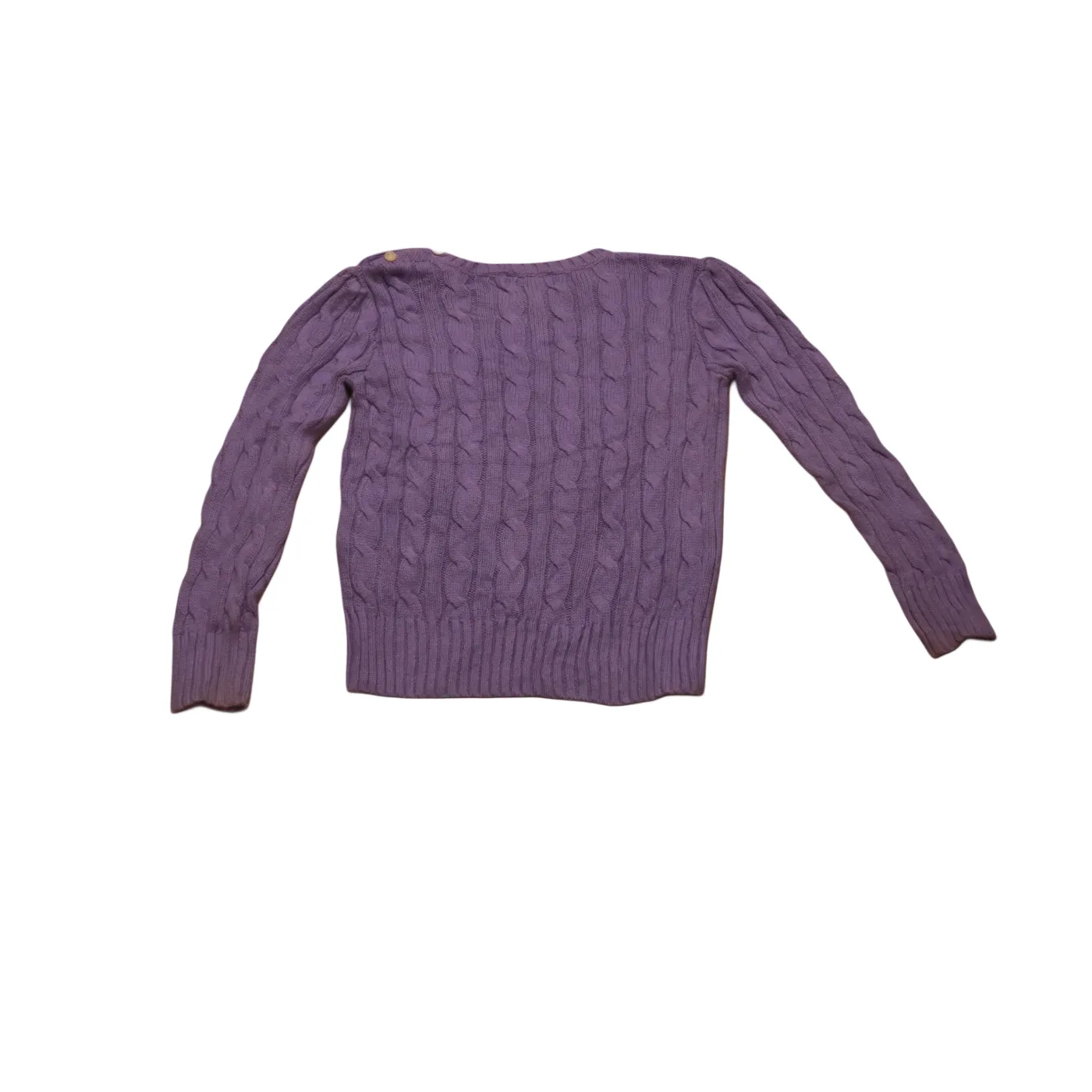 Ralph Lauren  Kids Girls Knitwear Jumper Purple Age 4Y