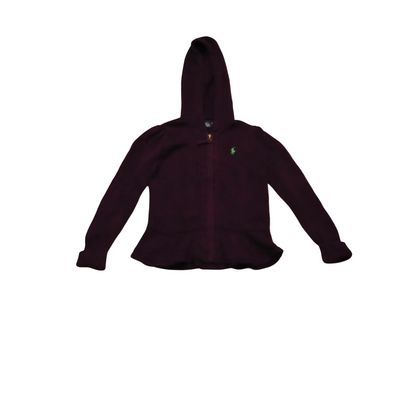 Ralph Lauren  Kids Hooded Knitwear Cardigan Purple Age 4Y