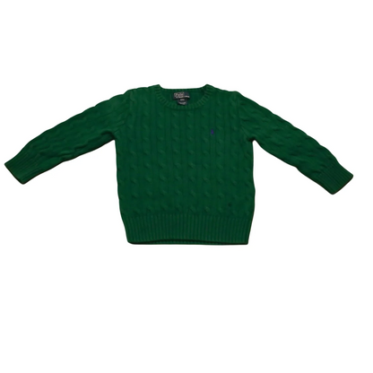 Ralph Lauren  Kids Knitwear Jumper Green Age 3Y